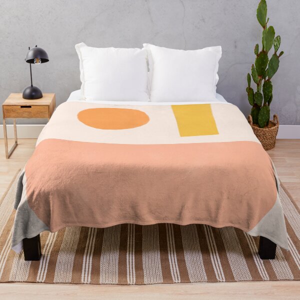 Item preview, Peach Mid Century Modern Boho Chic designed and sold by trajeado14.