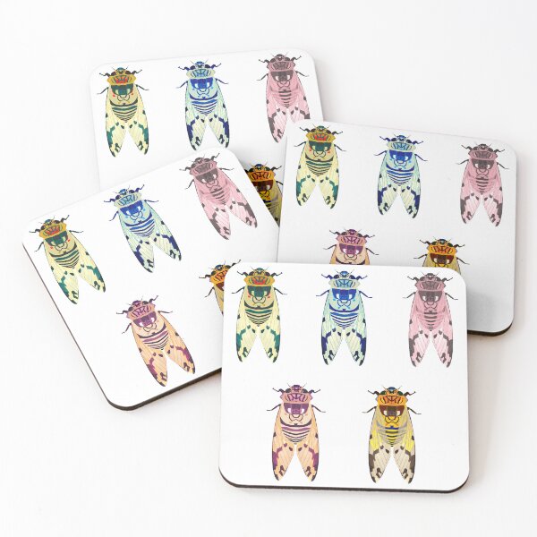 Item preview, Multicolored cicadas designed and sold by Isabelle-T.