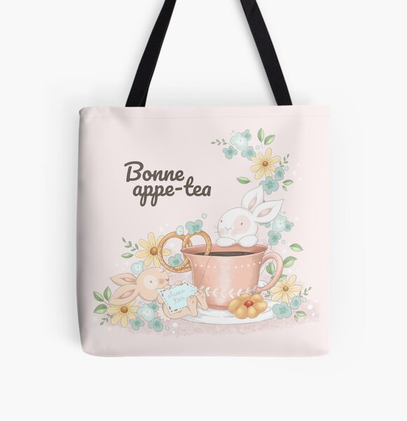 Bonne appe-tea Alsace All Over Print Tote Bag