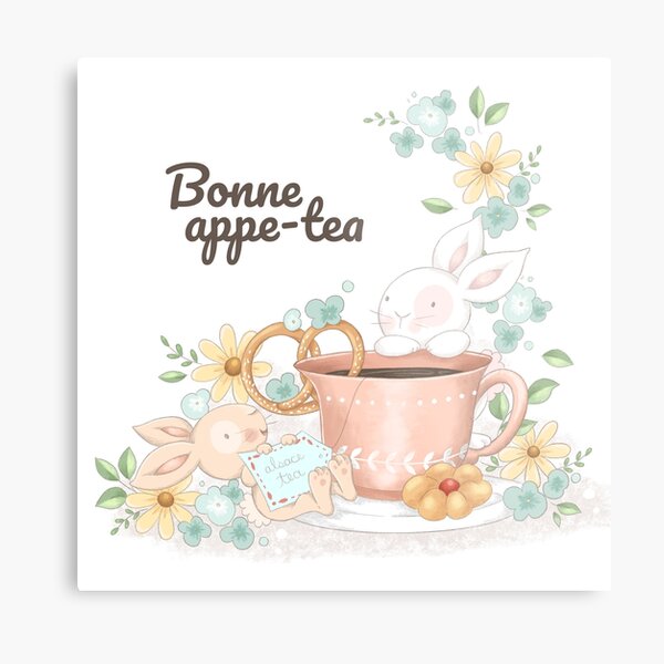 Bonne appe-tea Alsace Metal Print