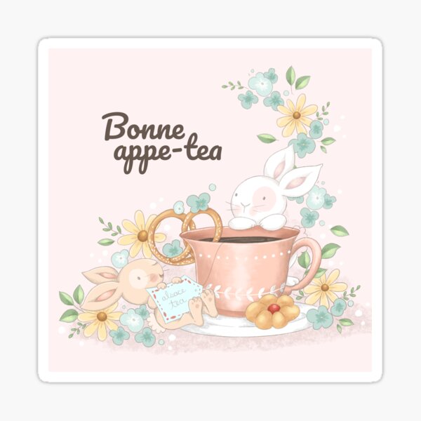 Bonne appe-tea Alsace Sticker