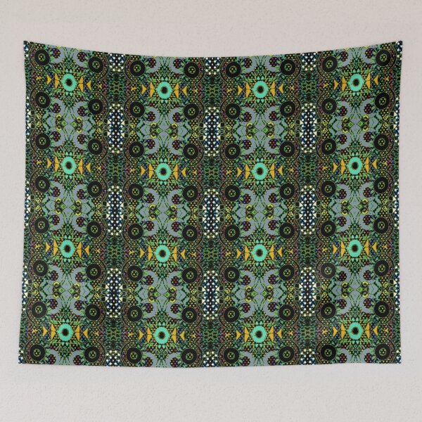 Item preview, CULTURAL AESTHETIC TILE PATTERN -BLUE WAY designed and sold by KINGTOUCAN.