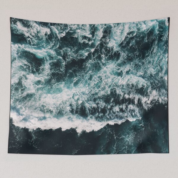 Item preview, Blue Ocean Waves  designed and sold by Stylish Printing.