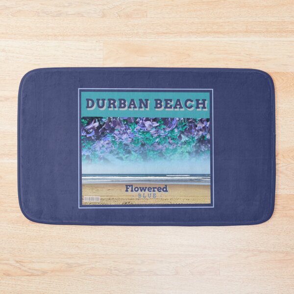 Item preview, Durban beach flowered blue retro  designed and sold by Weather gifts .