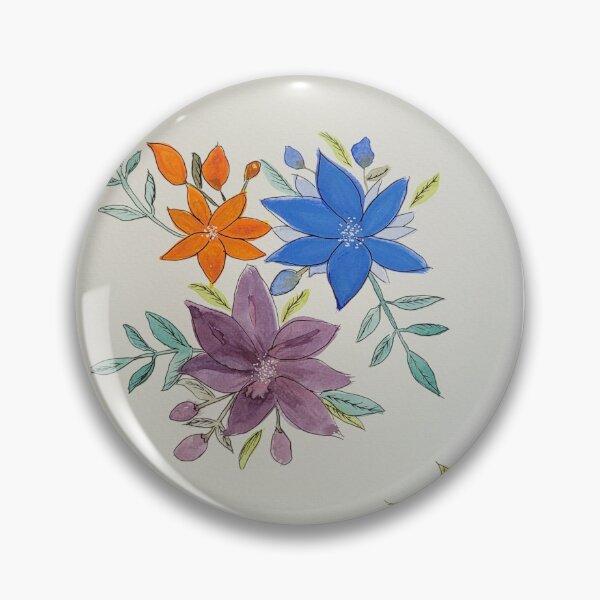 Item preview, Watercolor flowers designed and sold by GingerArtSnaps.