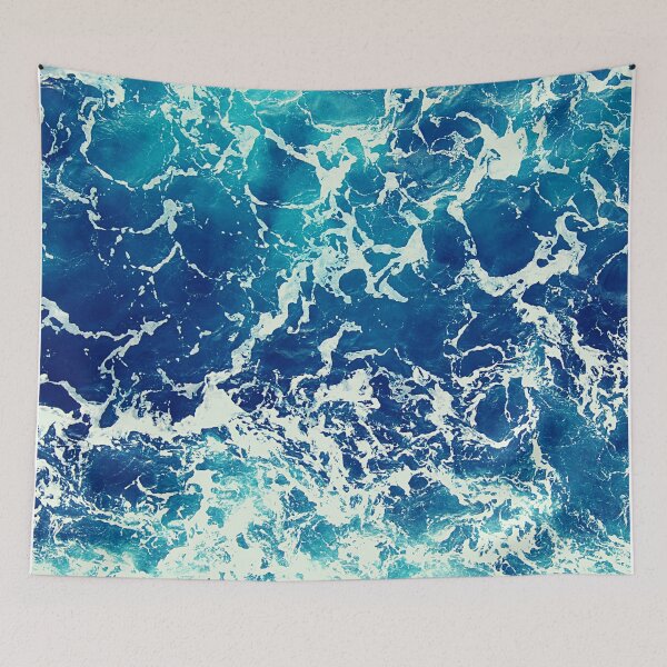 Item preview, Blue Ocean Waves  designed and sold by Stylish Printing.