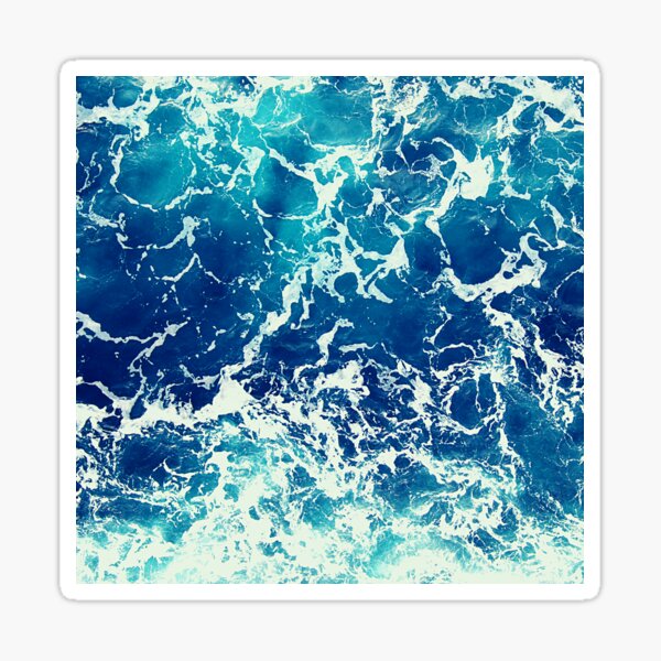 Item preview, Blue Ocean Waves  designed and sold by Stylish Printing.