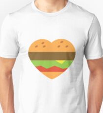 Ich Herz Burger Unisex T-Shirt