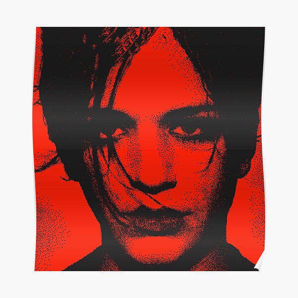 Placebo Rot und Schwarz Poster