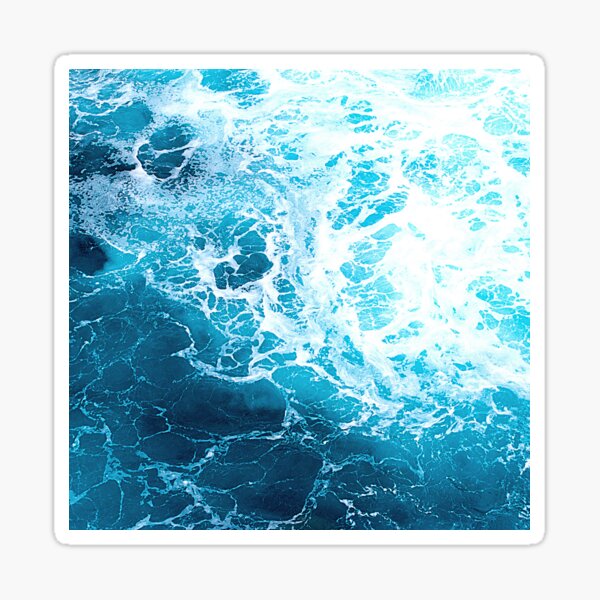 Item preview, Blue Ocean Waves  designed and sold by Stylish Printing.