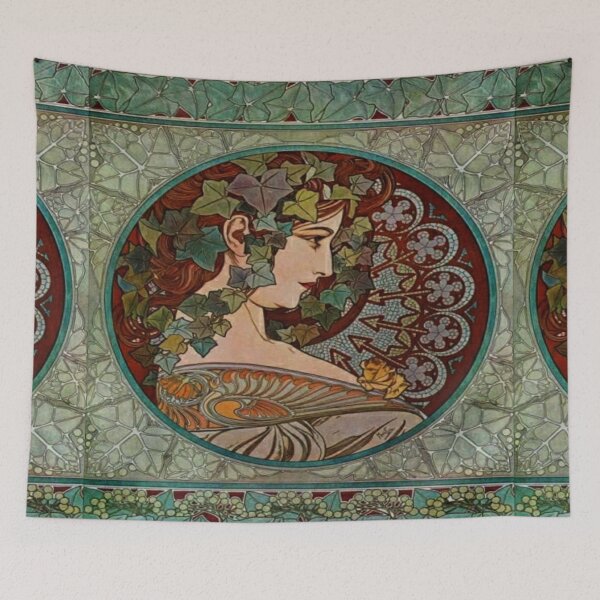 Item preview, Alphonse mucha - lvy, 1860 - 1939 designed and sold by Vivanne-art.
