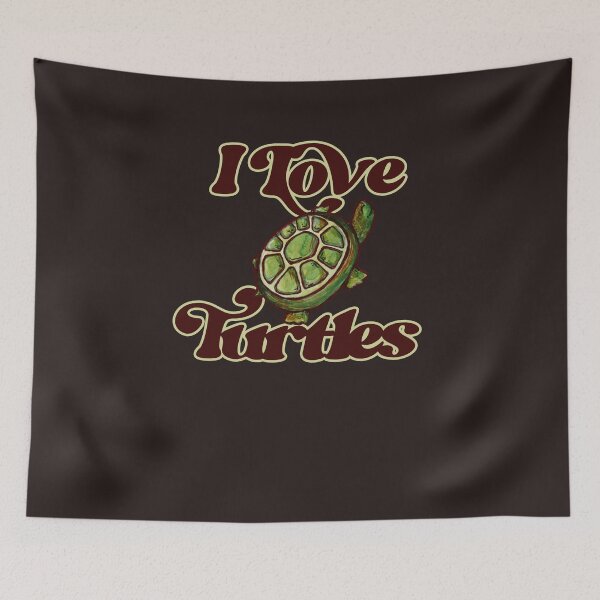 Item preview, I love Turtles designed and sold by FrictionMaxxing.