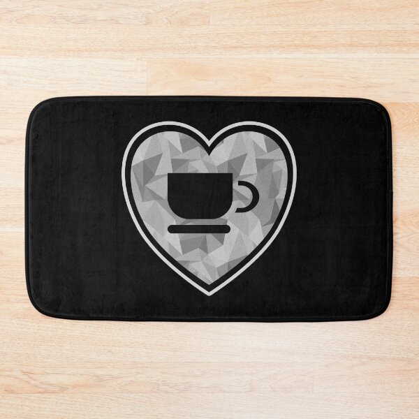Item preview, Espresso Coffee Cup, Low Poly Triangle Pattern Overlay - Silver Gray designed and sold by dylanxh.