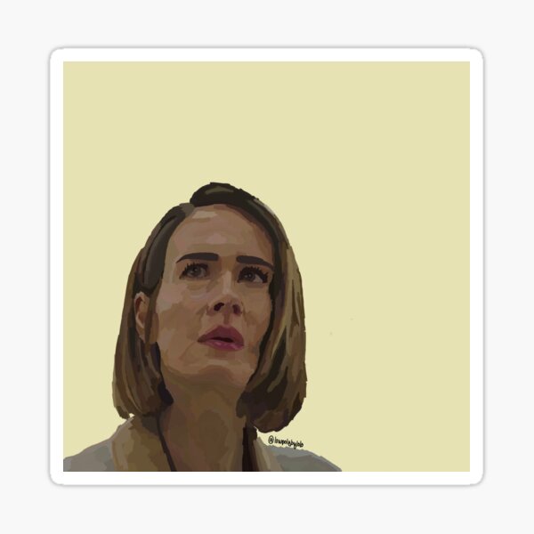 "Ally MayfairRichards, Sarah Paulson" Sticker for Sale by
