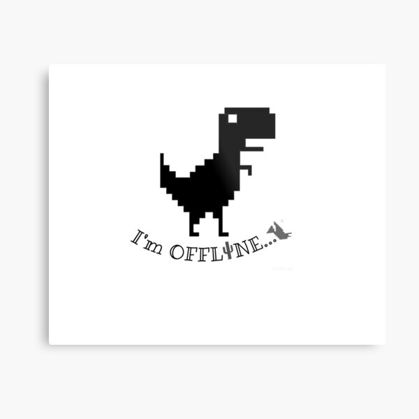 Google Offline Dinosaur Game - Trex Runner | Photographic Print