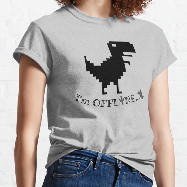 Google Dino Game T-Shirts for Sale | Redbubble