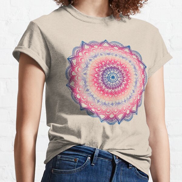Ocean Sunset Mandala Classic T-Shirt