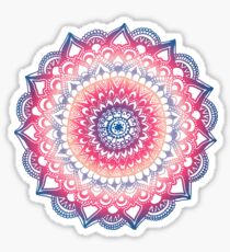 Ocean Sunset Mandala Sticker