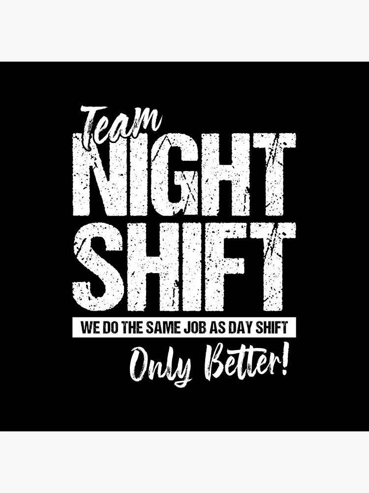 Thumbnail 4 of 4, Clock, Team night shift designed and sold by chococaramels.