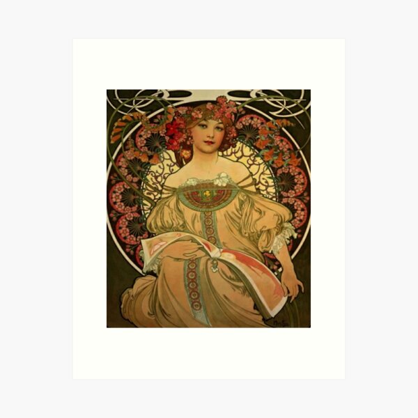 Aperçu de l'œuvre Alphonse Mucha -1860 - 1939 créée et vendue par Vivanne-art.