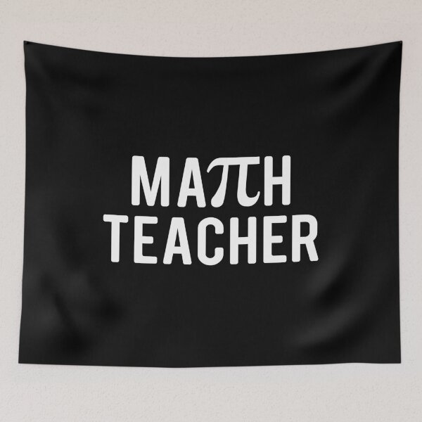 Item preview, Math Teacher designed and sold by Silver Medal.