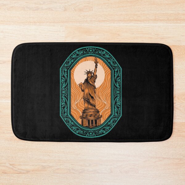 Item preview, Illustration Vector Liberty Statue with Vintage Engraving Ornament designed and sold by Peekonet.