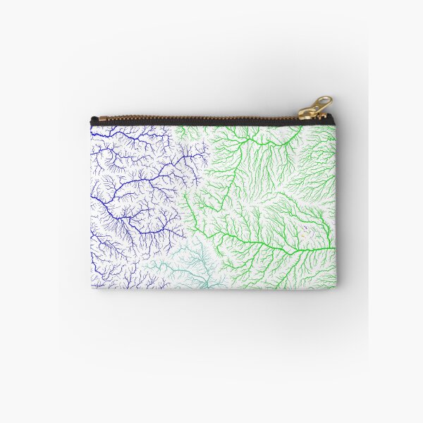 Item preview, Colorado River Basin Map in Rainbow Colours with White Background designed and sold by GrasshopperGeo.
