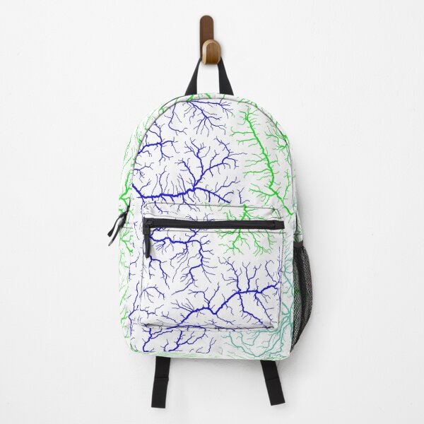 Item preview, Colorado River Basin Map in Rainbow Colours with White Background designed and sold by GrasshopperGeo.