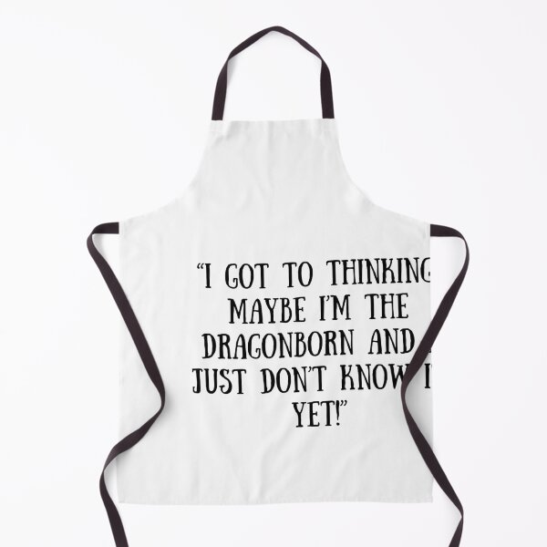 Item preview, “I got to thinking… maybe i’m the Dragonborn and I just don’t know it yet!” - Skyrim Guard designed and sold by StickerShed.
