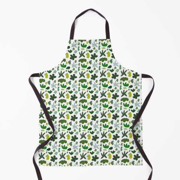 Item preview, Whimsical Wonky Green Tone Random Shapes Pattern  designed and sold by wenjunior.
