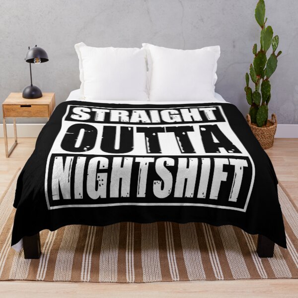 Item preview, Straight Outta Night Shift designed and sold by Silver Medal.