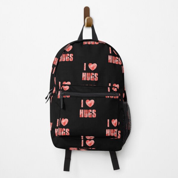 Item preview, I Heart Hugs - Text design with Low Poly Triangle Pattern Overlay - Red designed and sold by dylanxh.