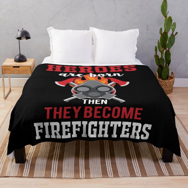 Item preview, Heroes Are Born Then They Become Firefighters designed and sold by Silver Medal.