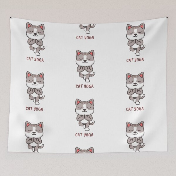 Item preview, Yoga Cat Shirts Tees designed and sold by chanat3659.