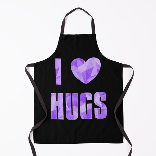 Item preview, I Heart Hugs - Text design with Low Poly Triangle Pattern Overlay - Purple designed and sold by dylanxh.