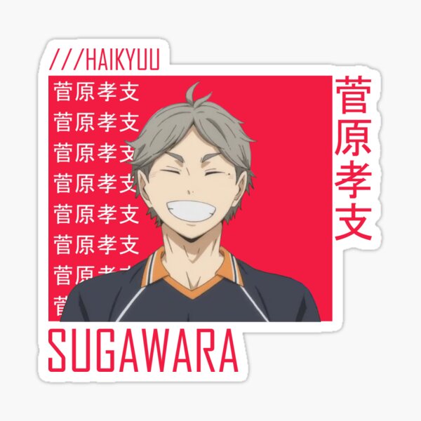 Sugawara Anime Aesthetic Haikyuu Sticker By Doomdude Redbubble