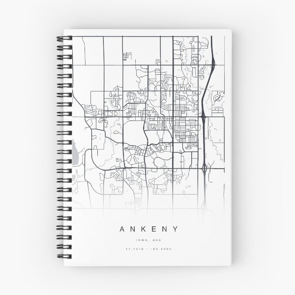 Item preview, Ankeny, Iowa USA Map Poster designed and sold by TheZenSprout.