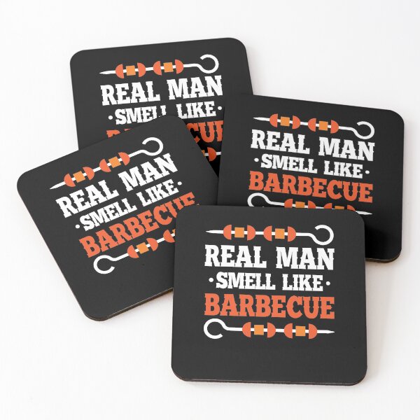 Item preview, Real Men Smell Like Barbecue designed and sold by Silver Medal.