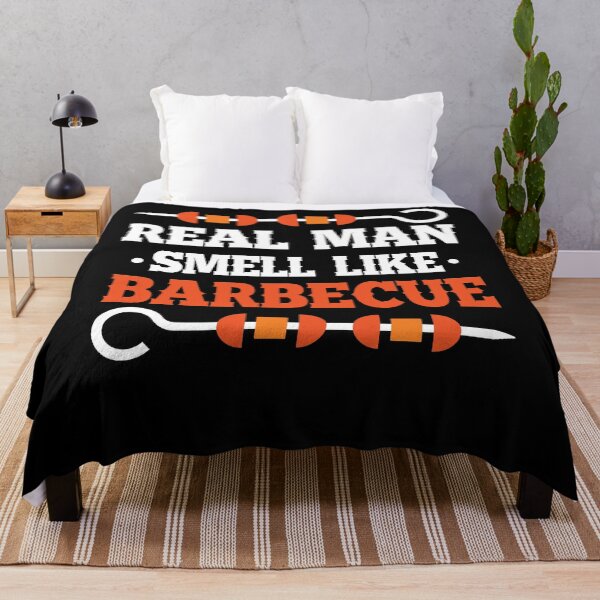 Item preview, Real Men Smell Like Barbecue designed and sold by Silver Medal.