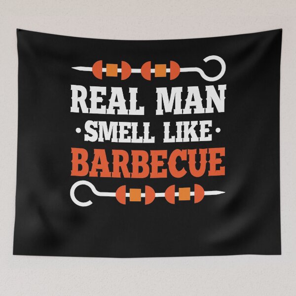 Item preview, Real Men Smell Like Barbecue designed and sold by Silver Medal.