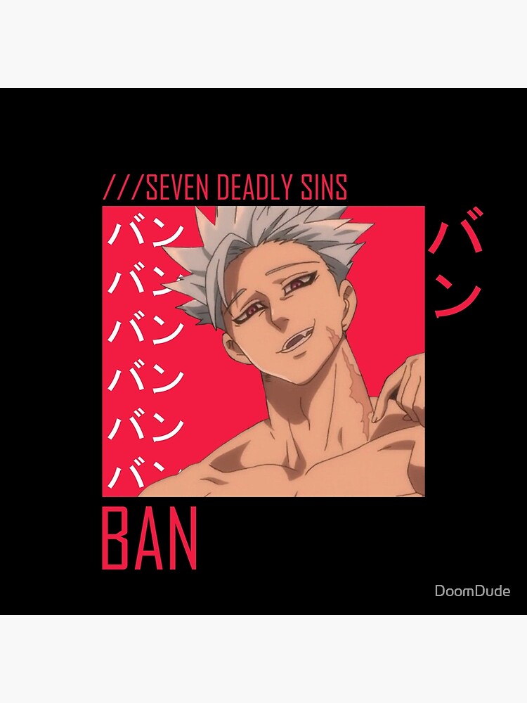 The Seven Deadly Sins Card Japanese Anime Manga Nanatsu No Taizai Meliodas  Ban