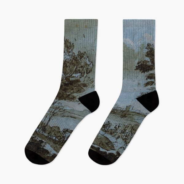 Item preview, Coast scene with a battle on a bridge by Claude Lorrain designed and sold by Vintage Designs +.