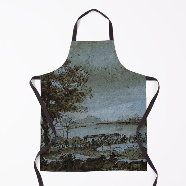 Item preview, Coast scene with a battle on a bridge by Claude Lorrain designed and sold by Vintage Designs +.