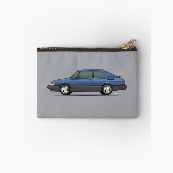 Item preview, Saab 900 Turbo single side view illustration - BLUE designed and sold by RJWautographics.
