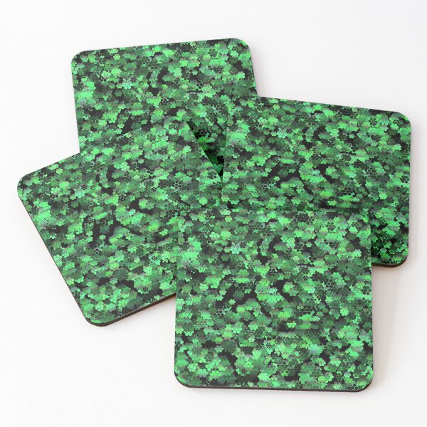 Item preview, Emerald Green Cells Pattern designed and sold by 9N20.