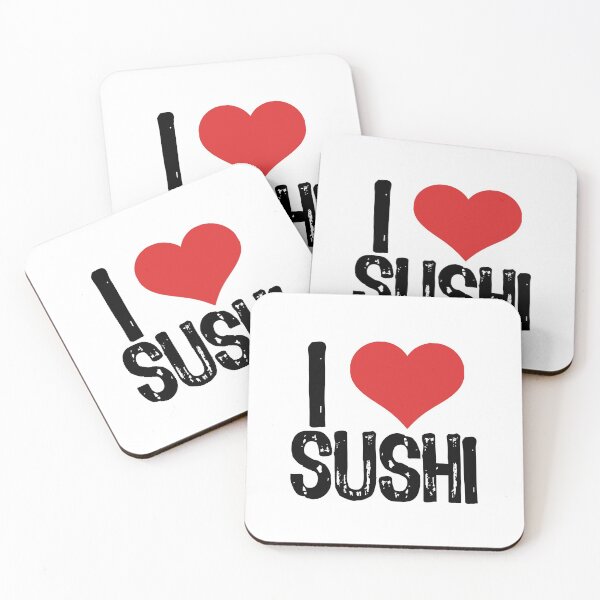 Item preview, Me encanta el sushi designed and sold by The "I Love Everything" Shop.