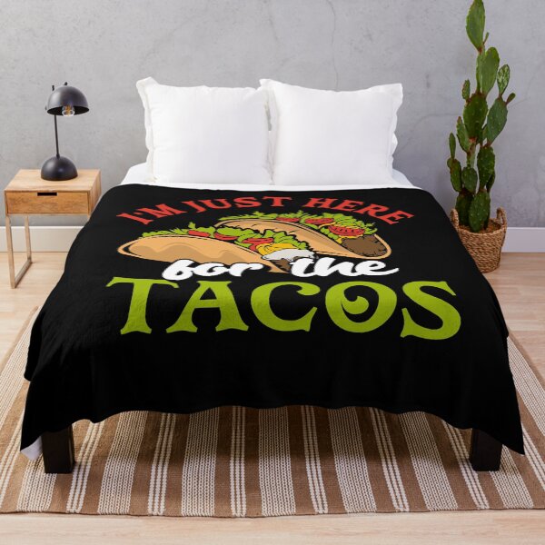 Item preview, I'm Just Here For The Tacos Shell Mexican Food Enchilada Pun designed and sold by ShopTheStyle.