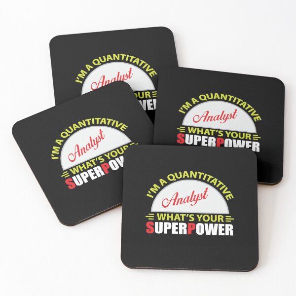 Item preview, I'm Quantitative Analyst What's Your Superpower - Funny Data Analysts Typography designed and sold by Silver Medal.