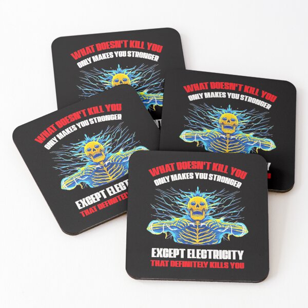 Item preview, Funny What Doesn't Kill You Except Electricity designed and sold by verdecuddly.