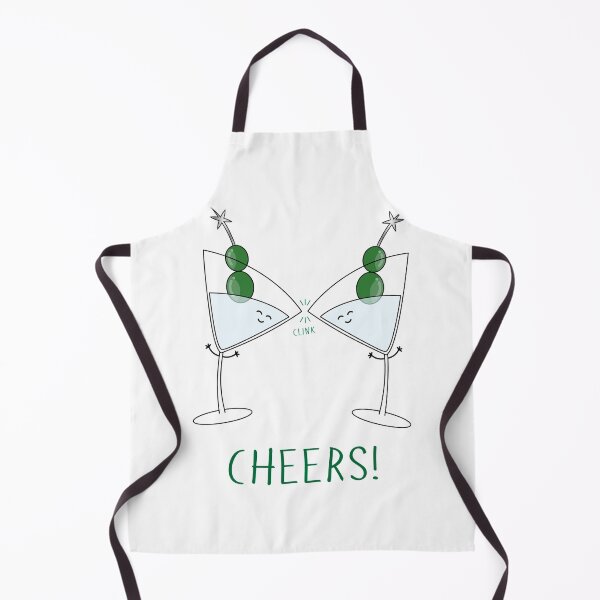 Item preview, Martini Glass Cheers Cartoon designed and sold by Billi French Illustrations.
